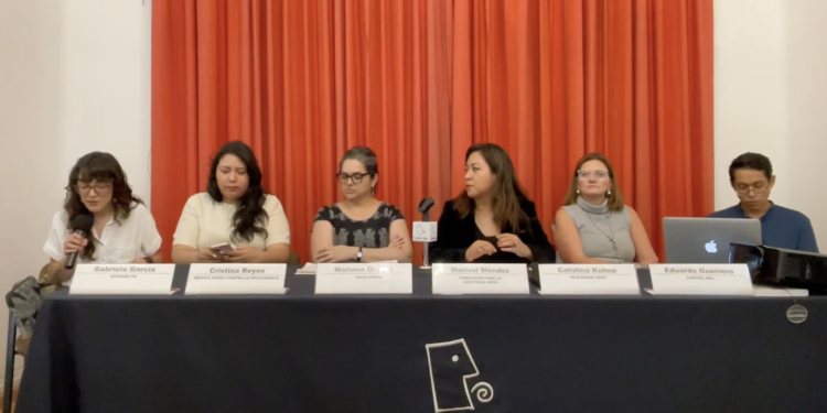 Conferencia de prensa: No a dar el poder total a las Fuerzas Armadas; Seguridad Pública, Fuero militar e Investigación.